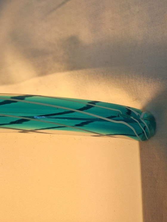 Image 1 of Art Deco handgeblazen Murano glazen wandlamp