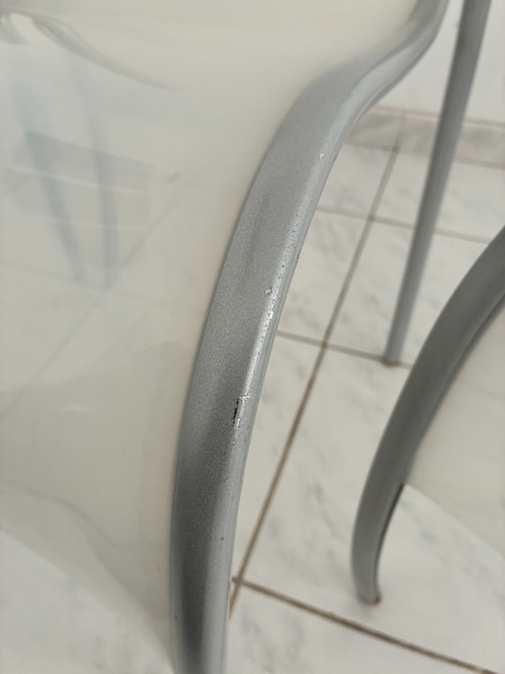 3x Vintage FPE Chair Ron Arad Kartell Italy Set Price – Dining chairs, Plastic, Aluminium (photo 10 of 15)