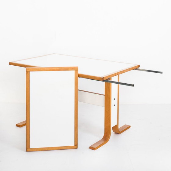Vintage Scandinavian Beech Table With Extension. Sweden, 1980s. – Dining tables, Wood (photo 3 of 14)