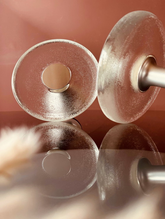 Image 1 of Set 70’s glazen design wandhaken