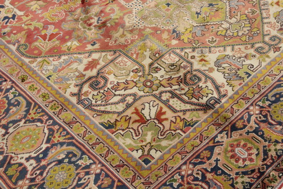 Image 1 of Teppich Handgeknüpft Heris Orientteppich 336 x 242 cm Perserteppich Antik Design