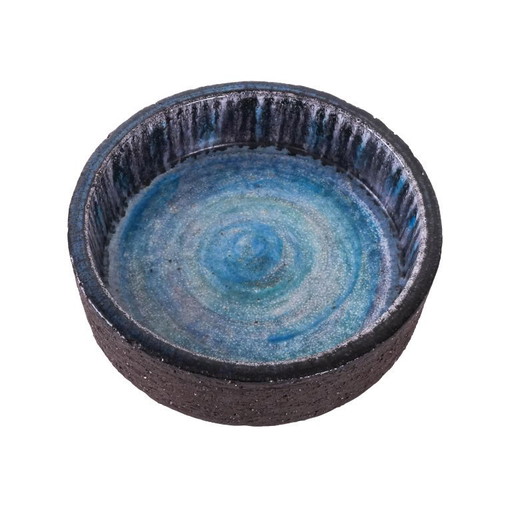 Bol de cerámica, diseño danés, década de 1960, fabricado en Dinamarca.