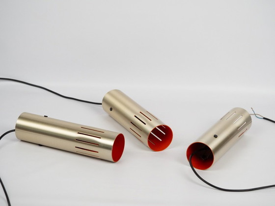 Image 1 of 3 lampade vintage danesi Trombone di Jo Hammerborg, Fog og Morup, anni '60