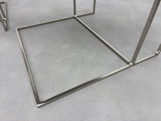 2x Tavolini Minotti Leger originali Rodolfo Dordoni anni '90 – Iron (photo 8 of 12)