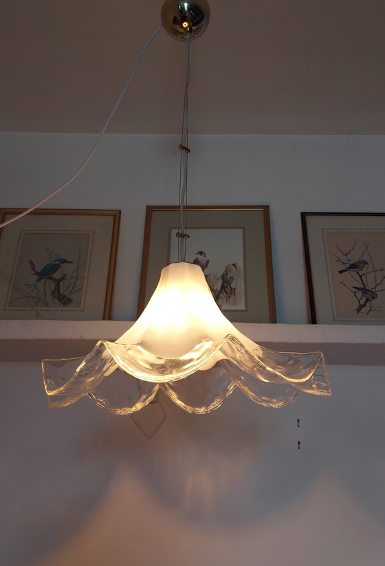 Image 1 of La Murrina Murano-Glas-Pendelleuchte aus den 1970er Jahren