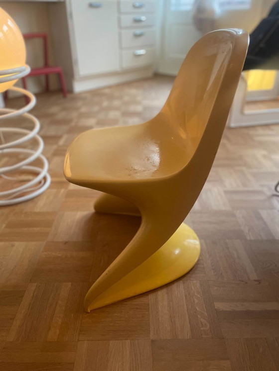 Image 1 of Yellow Vintage Alexander Begge Casalino I Kids Chair