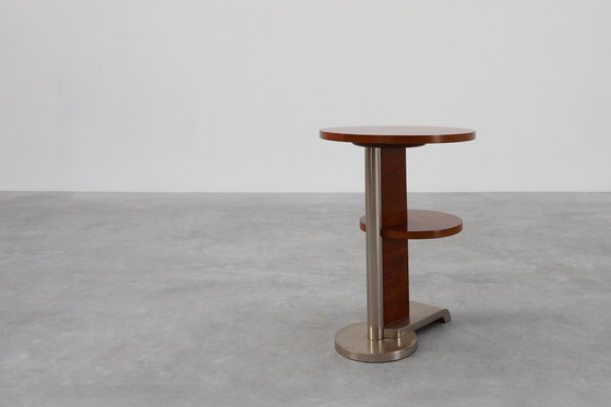 Image 1 of Table d'appoint moderniste Art déco à deux niveaux, France vers 1925