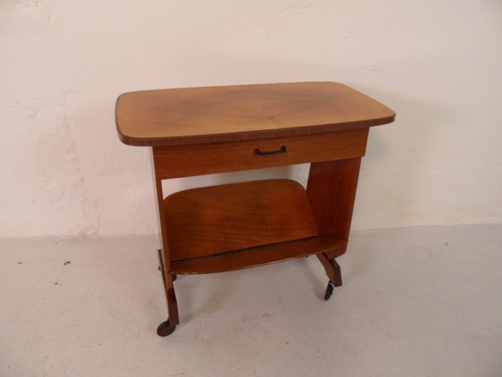 Image 1 of Chariot à magazines vintage