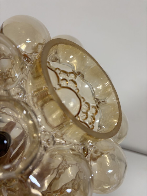 Image 1 of Exklusive Limburg Helena Tynell Bubble Lampe aus goldfarbenem Glas