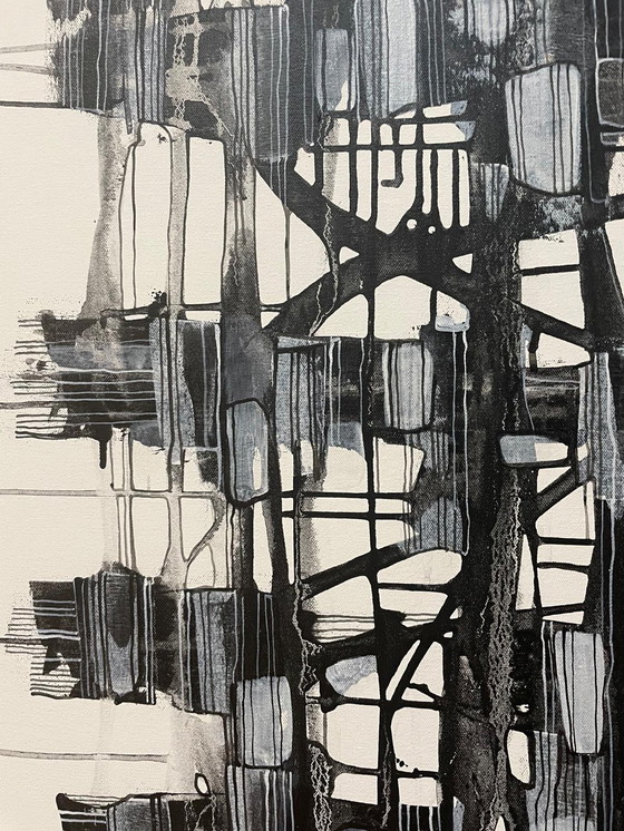 Image 1 of Natia Antadze Abstracte compositie XXL