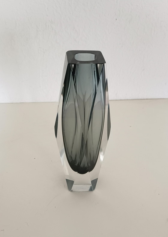 Image 1 of Jarrón Sommerso de Murano en gris