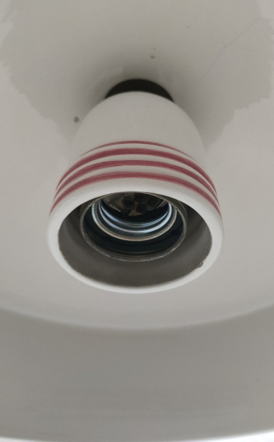 Image 1 of Rara lampada a sospensione in porcellana d'epoca