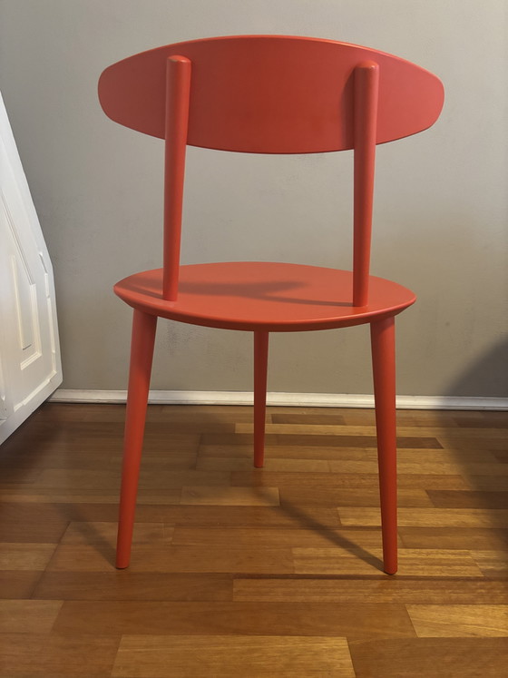 Image 1 of HAY J107 Designstoel – Poul M. Volther – Koraalrood