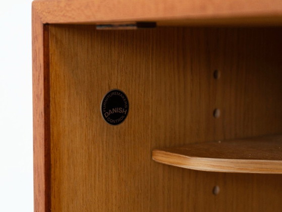 Modulaire wandkast van teakhout, Deens design, jaren 60, ontworpen door Rud Thygesen en Johnny Sørensen, (photo 31 of 32)