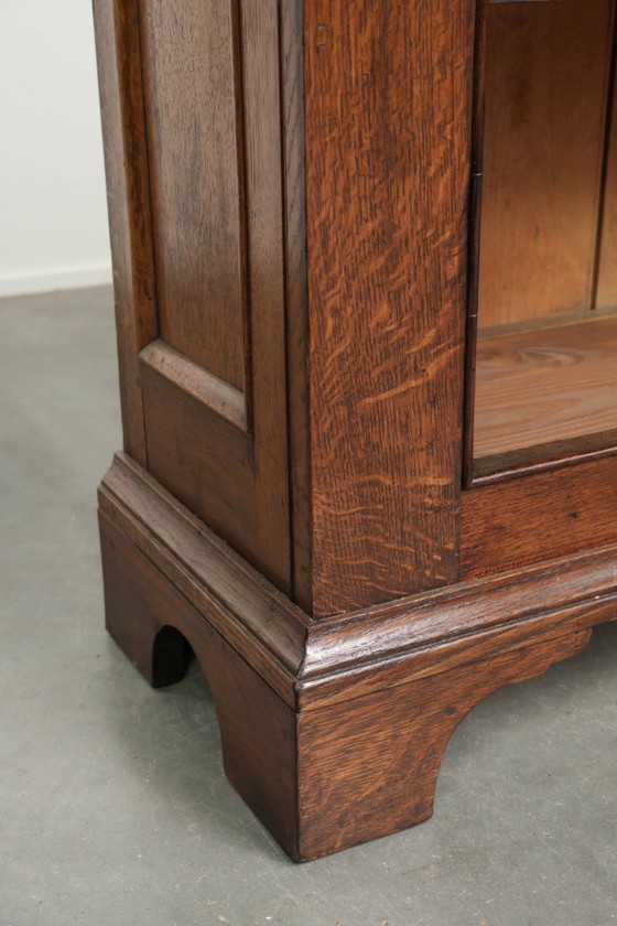 Librería/vitrina con incrustaciones antigua de roble inglés de mediados del siglo XIX. – Wood (photo 11 of 12)