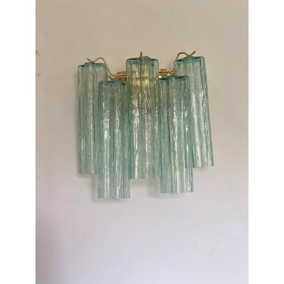 Image 1 of Applique da parete Tronchi in stile Murano verde