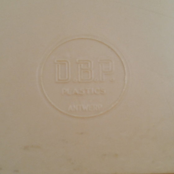 Image 1 of Scatola organizer vintage DBP Plastics Antwerp – contenitore portaoggetti marrone fumé, design belga anni '70