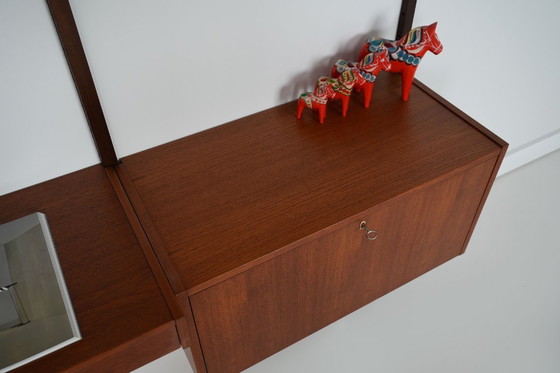 Image 1 of Libreria system in teak PS System, design danese, anni &#39;60, designer: Preben Sorensen, produzione: Randers Møbelfabrik