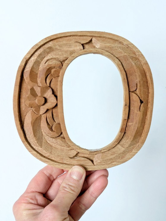 Image 1 of 4 lettere NOEL in legno vintage | Decorazione natalizia intagliata a mano, anni '70