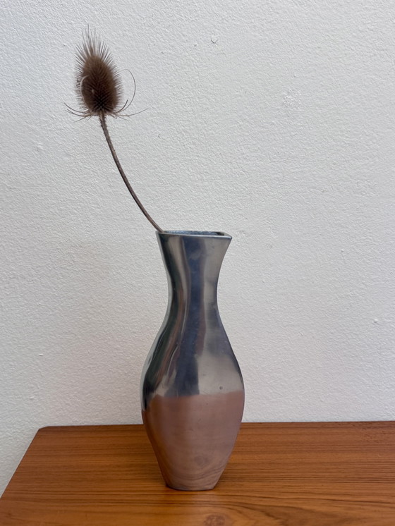 Image 1 of Vintage aluminium ‘lady’ vase