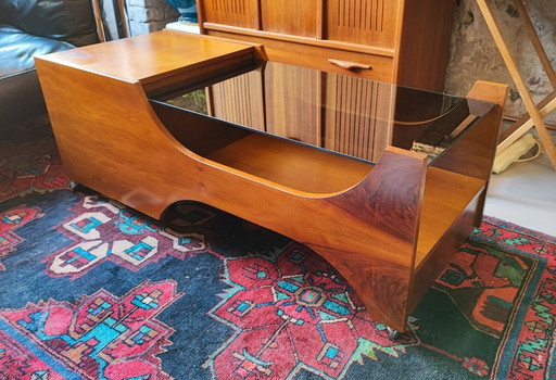 Claudio SALOCCHI (1934-2012), dans le goût, table basse bar