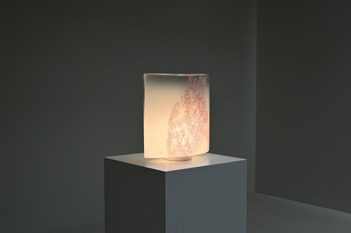 Large Idra table lamp by Rosanna Toso for Leucos , 1980s Italy.