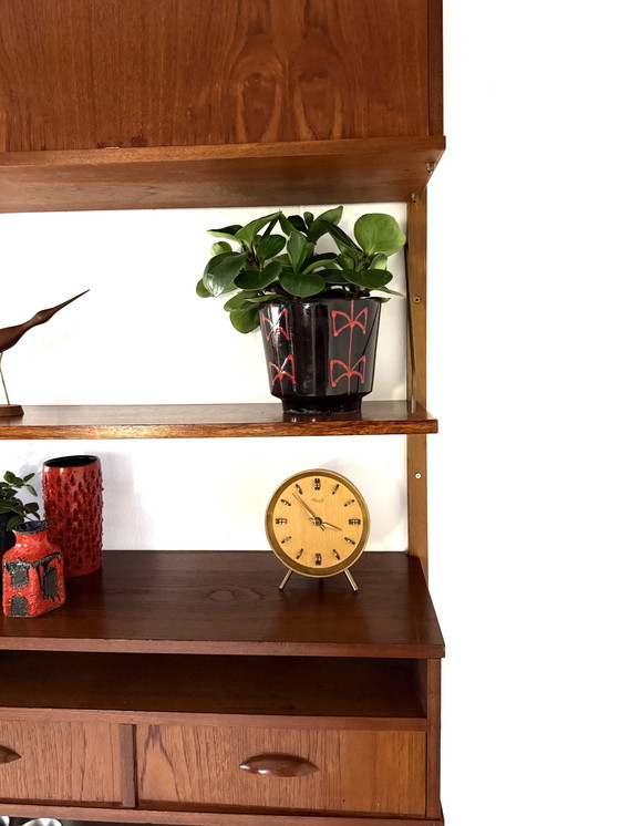 Image 1 of Vintage Danish modular teak wall system '60