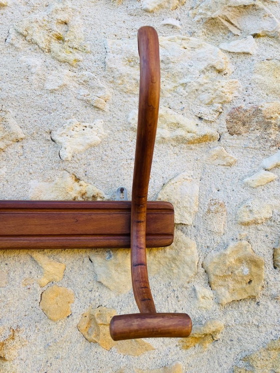 Image 1 of Bugholz, Wandhalterung, Garderobe und Hutständer von Japy Frères, ca. 20er/30er Jahre
