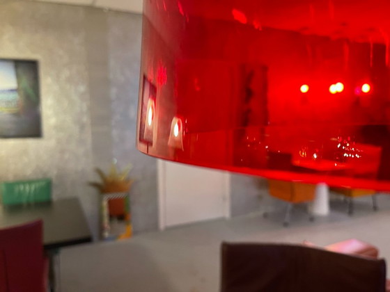 Prandina Sera S1 – Rojo | Mario Mengotti – Lámparas colgantes, Plastic, Chrome (photo 4 of 5)