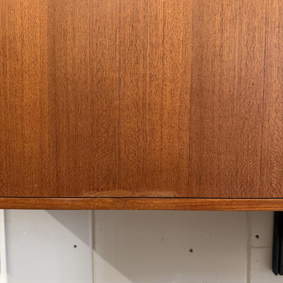 Vintage wandmeubel, teak, wandmontage – Wandrek, Wood (photo 11 of 15)