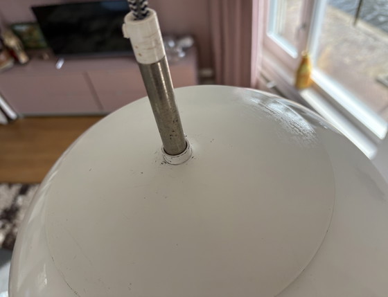 Image 1 of Vintage opaline ball lamp 35 cm