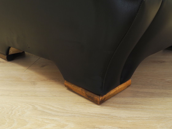 Image 1 of Schwarzer Sessel, Italienisches Design, 1980er Jahre, Herstellung: Italien