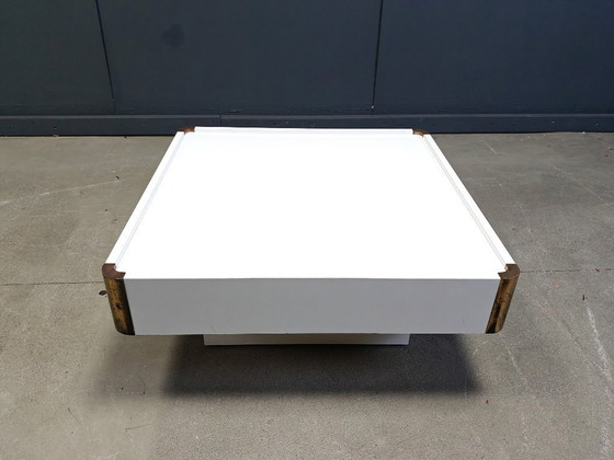 Image 1 of Tavolino da caffè vintage attribuito a Willy Rizzo, anni '70