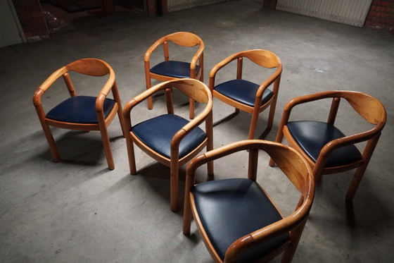 Image 1 of Rainer Daumiller 6 chaises + table