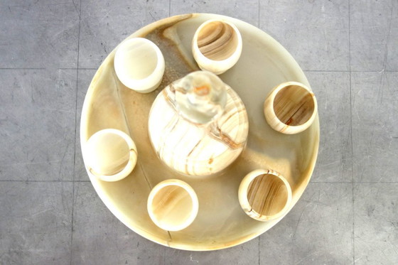 Image 1 of Set da liquore in onice vintage anni '50