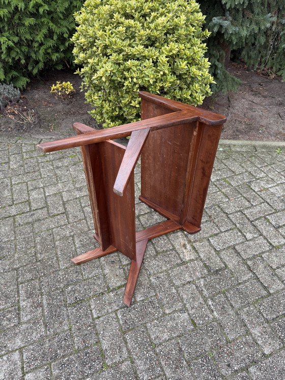 Image 1 of Table d'appoint en bois vintage milieu du siècle