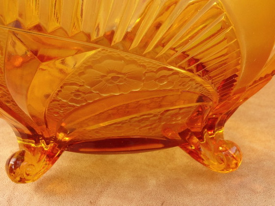 Image 1 of Coupe art déco, original art nouveau, coupe en verre, coupe à fruits