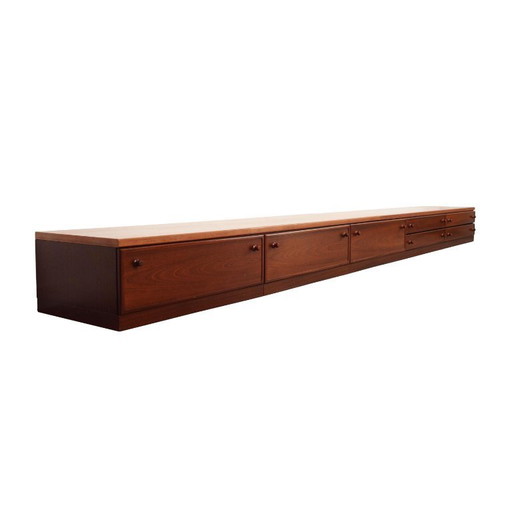Mahogany lowboard, Danish design, 1970s, made in Denmark