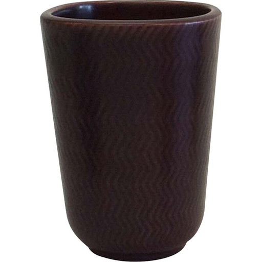 Vase vintage par Aluminia Royal Copenhagen pour Nils Thorsson, 1950