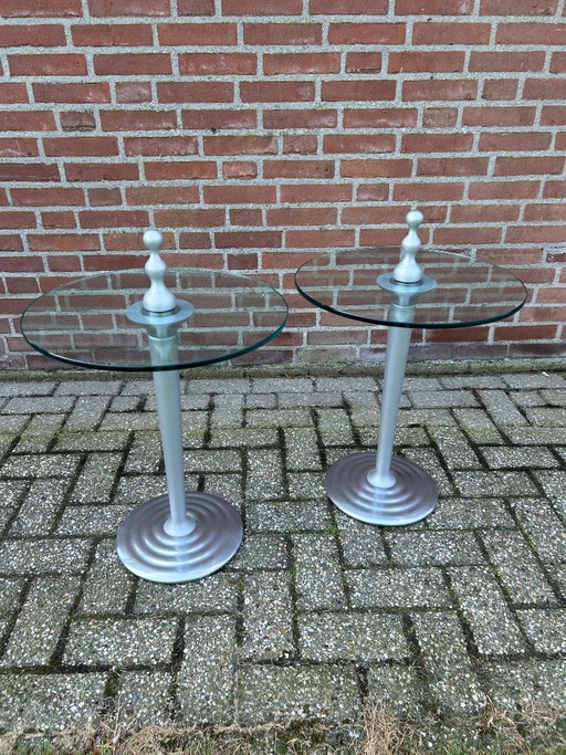 2x Leolux Zygo bijzettafels