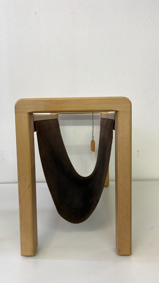 Image 1 of Porta riviste danese in vera pelle