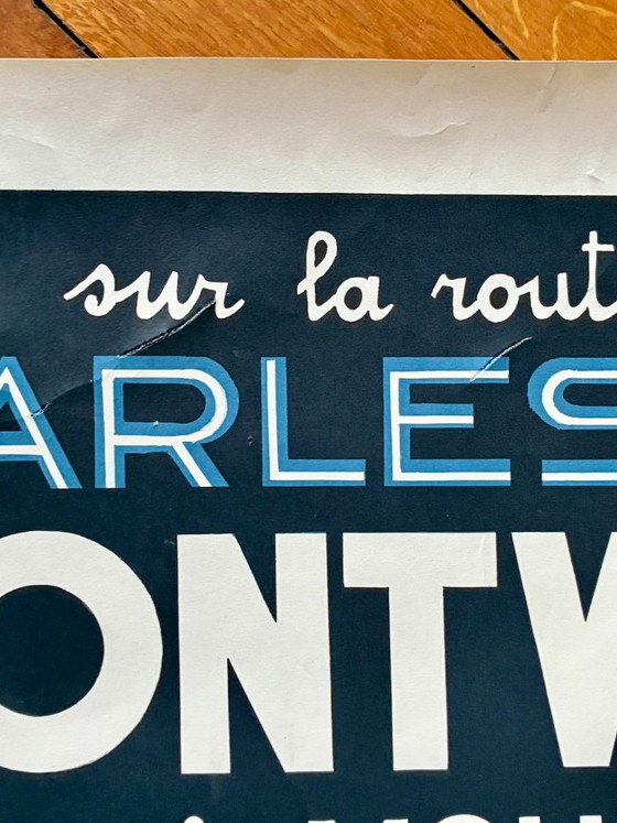 Image 1 of Cartel PLM 1990, dibujo de Léo Lelée, Arles aux Baux