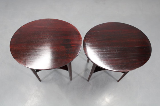 Image 1 of 1930s Pair of Restored Thonet Side Tables No. 206, Austria