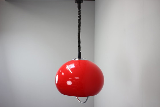 Image 1 of Mid Century Hanglamp van Meblo, Harvey Guzziny, 1970, Italië