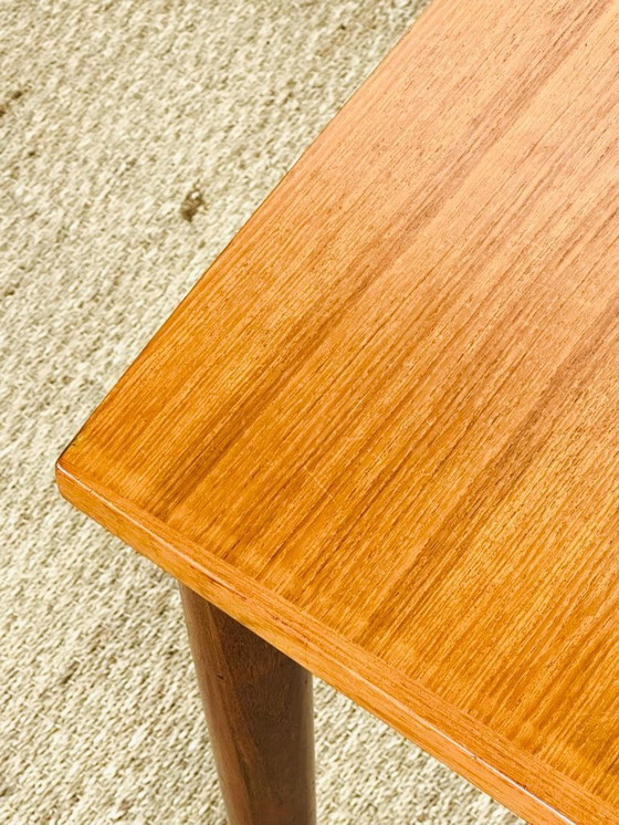 Image 1 of Uitschuifbare Scandinavische teakhouten eettafel, 1960