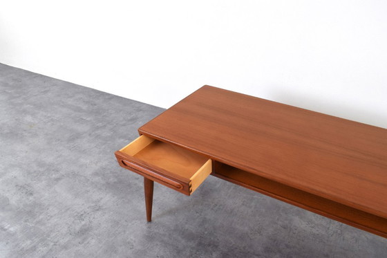Image 1 of Tavolino da caffè in teak di metà secolo di Johannes Anderen per Trensum Möbelfabrik, anni '60.
