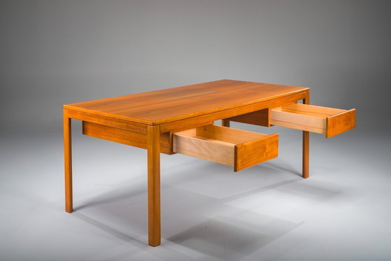 Image 1 of Mid-Century Modern Teak Schreibtisch, 1970er Jahre