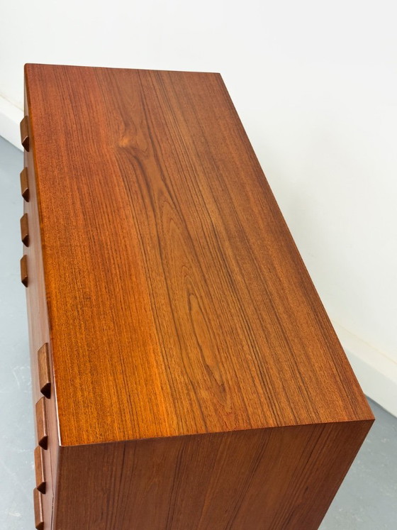 Danish Teak Chest of Drawers by Børge Mogensen for Søborg Møbelfabrik, 1960s – Wood, Vintage (photo 14 of 17)