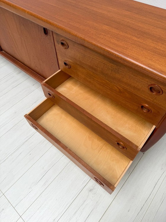 Grande credenza danese vintage in teak di H.P. Hansen, anni '60 – OMANN JUN, Credenze, Legno (photo 8 of 16)