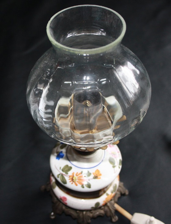 Image 1 of Lampada da tavolo vintage in stile antico – alta 30 cm – decorativa e funzionale